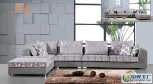 簡約現代時尚的組合轉角布藝沙發——七度家居FD6013-A熱銷解讀